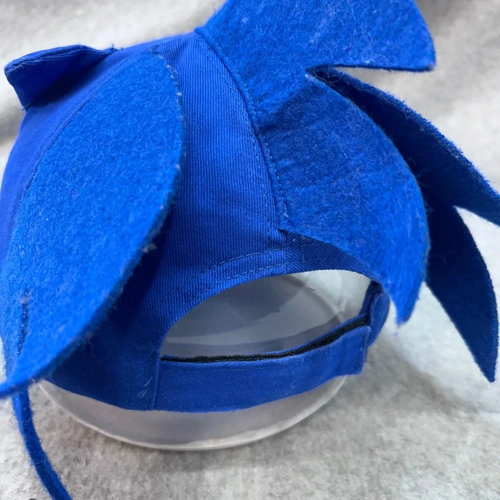 Sonic the Hedgehog Kids Blue SEGA Baseball Hat 3D Ears Quills Costume Cap OSFM